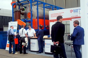 Pyrolysis unit TDP-2-200 at the international oil and gas exhibition MIOGE-2015